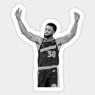 Steph Curry Gold Sticker